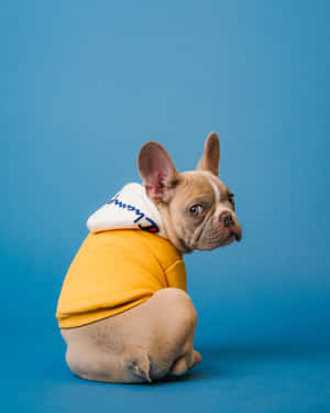 French Bulldog Sweater Jacket Hoodie Wallpaper