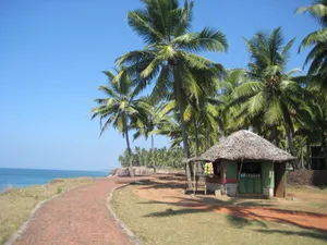 French Guiana Nipa Hut Wallpaper