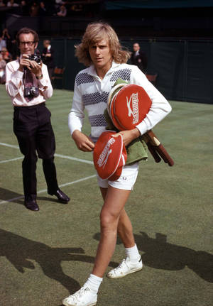 French Open Tennis Player Björn Borg Wallpaper