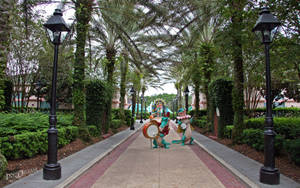 French Quarter Disney Port Orleans Wallpaper