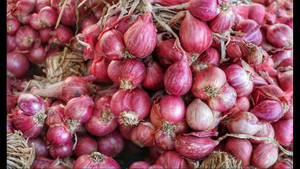 Fresh Red Onions Ideal For Any Recipe Wallpaper