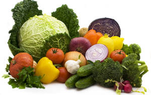 Fresh Vegetable Groceries Wallpaper