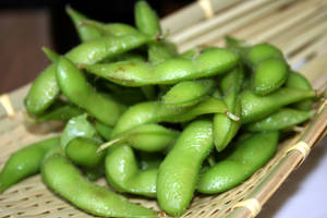 Freshly Picked Edamame Beans Wallpaper