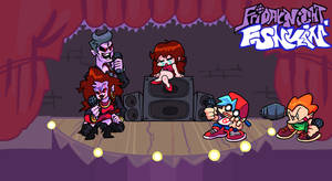Friday Night Funkin On Stage Wallpaper