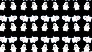 Friendly Ghost Wallpaper