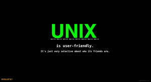 Friendly Linux Unix Hacker Wallpaper