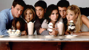 Friends And Smoothie Wallpaper