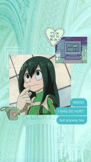 Froppy Aesthetic Lock Screen Wallpaper