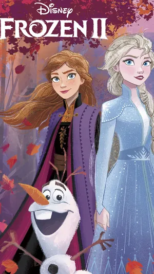 Frozen 2 Autumn Phone Cover Wallpaper
