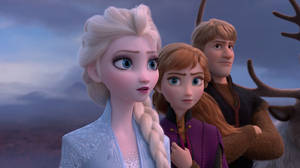 Frozen 2 Elsa, Anna And Kristoff Wallpaper