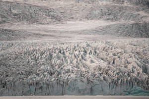 Frozen Ice Glaciers Landscape Wallpaper