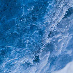 Frozen Ice Macro Shot Wallpaper