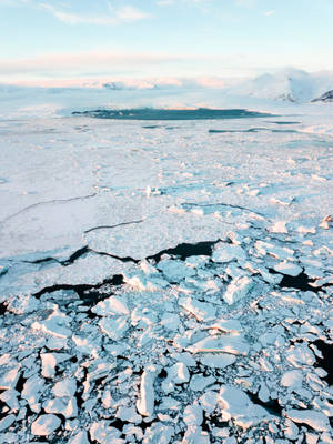Frozen Land Ice Glaciers Wallpaper