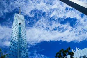 Fukuoka Tower Under Blue Sky Wallpaper