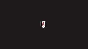 Fulham Fc Tiny Crest Black Background Wallpaper