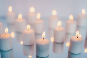 Full 4k Desktop Candles Wallpaper