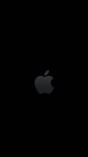 Full Hd Apple In Black Wallpaper