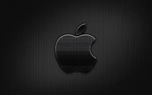Full Hd Apple With Honeycomb Pattern Wallpaper