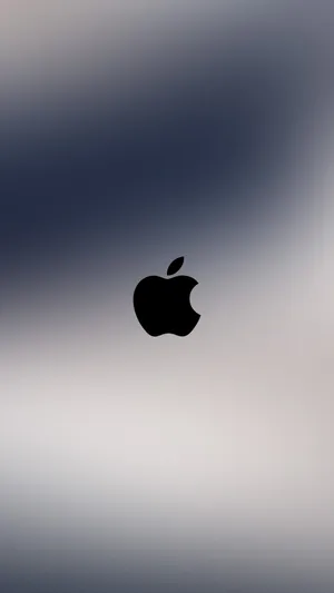 Full Hd Black Apple On Blur Wallpaper