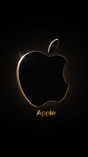 Full Hd Black Gold Apple Wallpaper