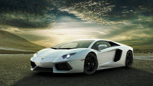 Full Hd Car White Lamborghini Aventador Wallpaper