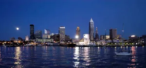Full Moon Above Ohio Wallpaper