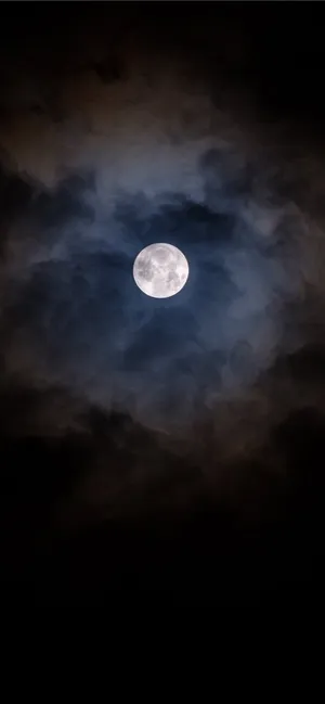 Full Moon Iphone Ios 10 Wallpaper