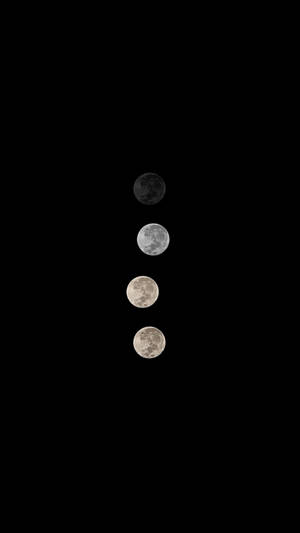 Full Moons 2k Amoled Wallpaper