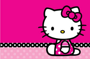 Full Pink Hello Kitty Desktop Wallpaper