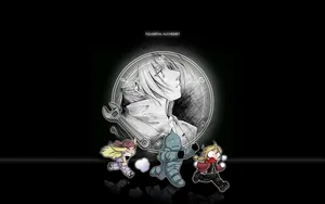 Fullmetal Alchemist Cute Running Anime Wallpaper