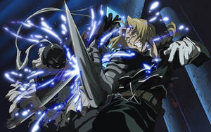 Fullmetal Alchemist Edward Elric Fighting Ghost Wallpaper