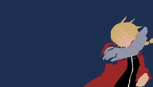 Fullmetal Alchemist Edward Elric Minimalist Art Wallpaper