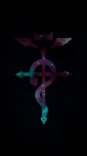 Fullmetal Alchemist Purple Blue Flamel Wallpaper