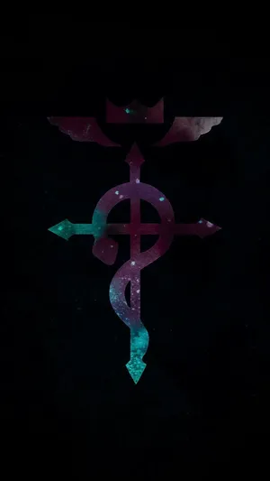 Fullmetal Alchemist Purple Blue Flamel Wallpaper