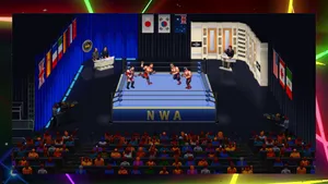 Fun, High-energy Wrestling Exhibition Wallpaper