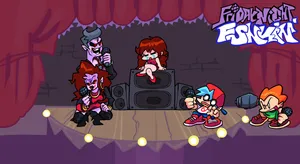 Funky Friday Night Concert Wallpaper