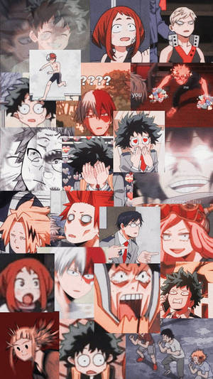 Funny Aesthetic My Hero Academia Characters Wallpaper