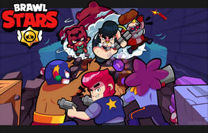 Funny Attack Brawl Stars 4k Wallpaper