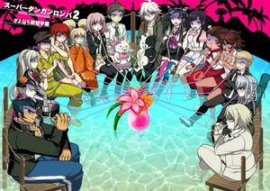 Hd Video Game Poster Of Danganronpa Wallpaper WallpapersOK