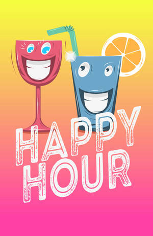 Funny Happy Hour Wallpaper