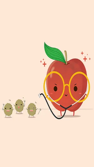 Funny Iphone Apple Doctor Wallpaper