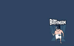 Funny Laptop Bathman Wallpaper