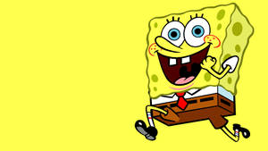 Funny Spongebob Running Wallpaper