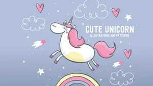 Funny Unicorn Wallpaper