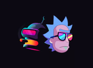 Futurama And Rick And Morty Stoner Wallpaper