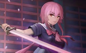 Future Diary Female Protagonist Wallpaper