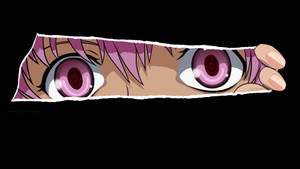 Future Diary Yuno Pink Eyes Wallpaper