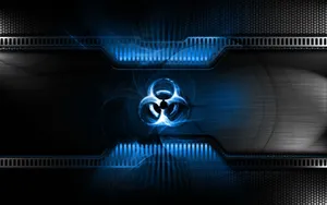 Futuristic_ Blue_ Energy_ Concept Wallpaper