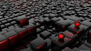 Futuristic Cubes 3d Full Wallpaper