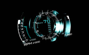 Futuristic Vehicle Dashboard Display Wallpaper